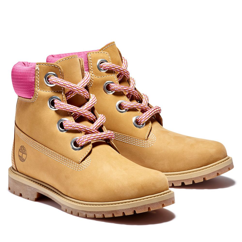 Botas Feminino - Timberland 6-Inch Heritage Impermeavel - PFSYA3257 - Marrom